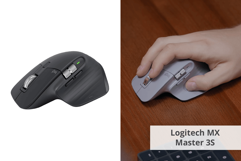 mouse for video editing logitech mx master 3s