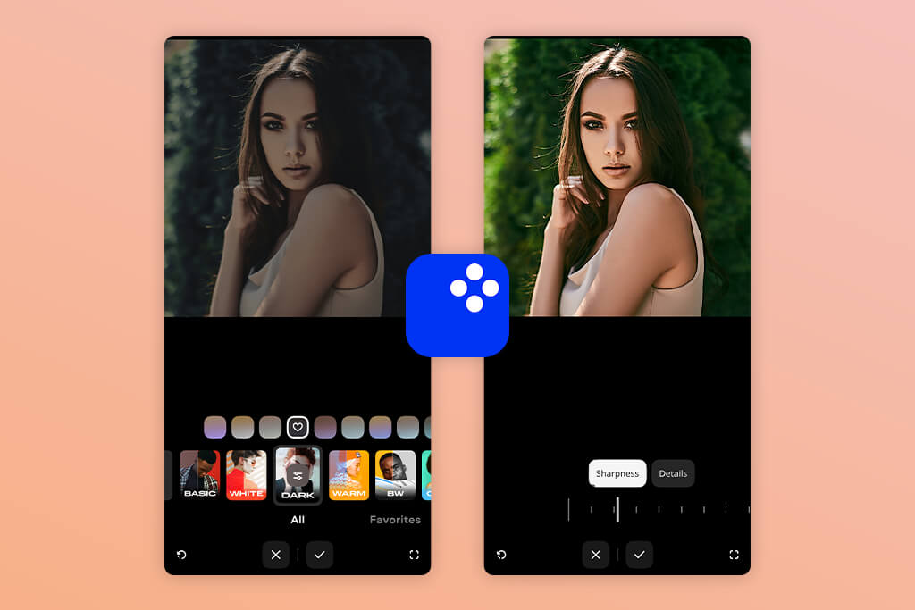 movavi clips video color correction app