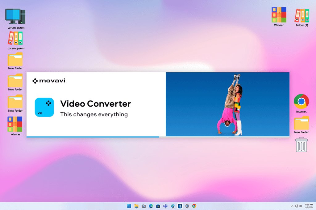 movavi video converter opening