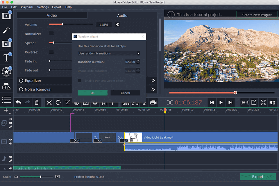 برنامج movavi لتحرير الفيديو لواجهة mac