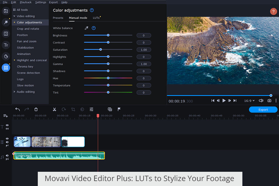 movavi video editor plus feature