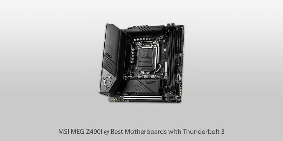 motherboard with thunderbolt 3