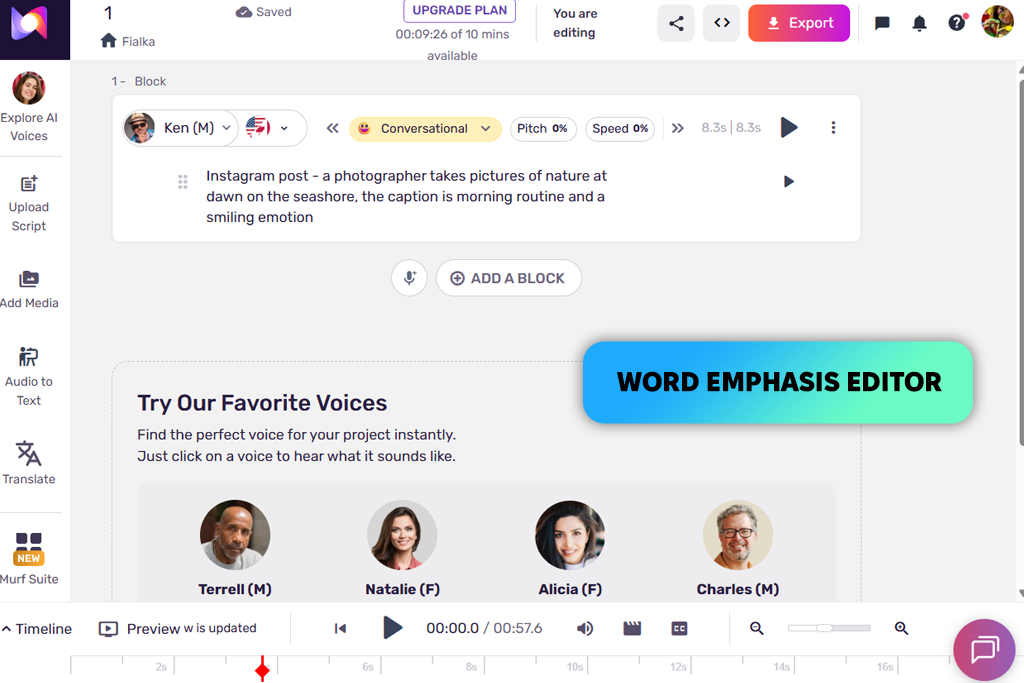 murf ai voice designer