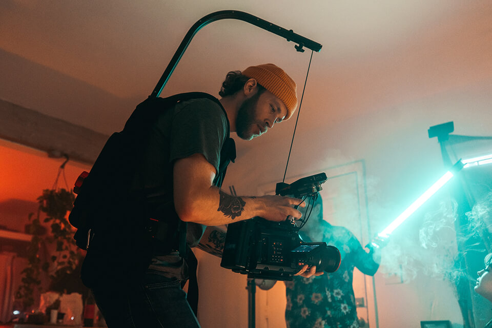 music video camera stabilization