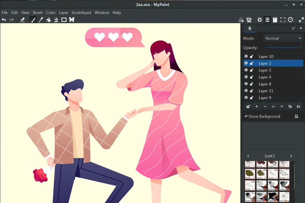mypaint rebelle alternative interface