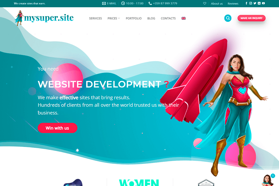 mysupersite interface