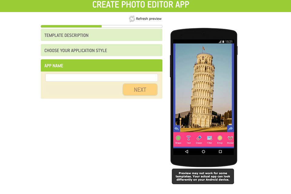 name your app with appsgeyser