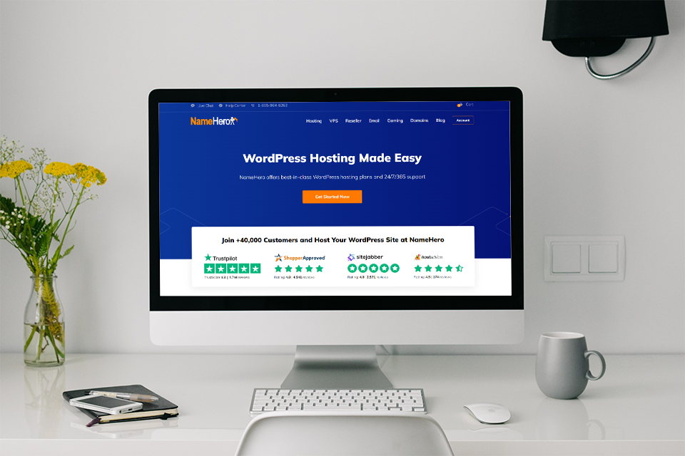 namehero top wordpress hosting service