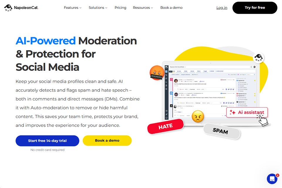 napoleoncat ai tool for social media management