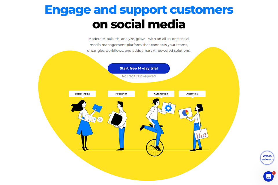 napoleoncat social media customer service software