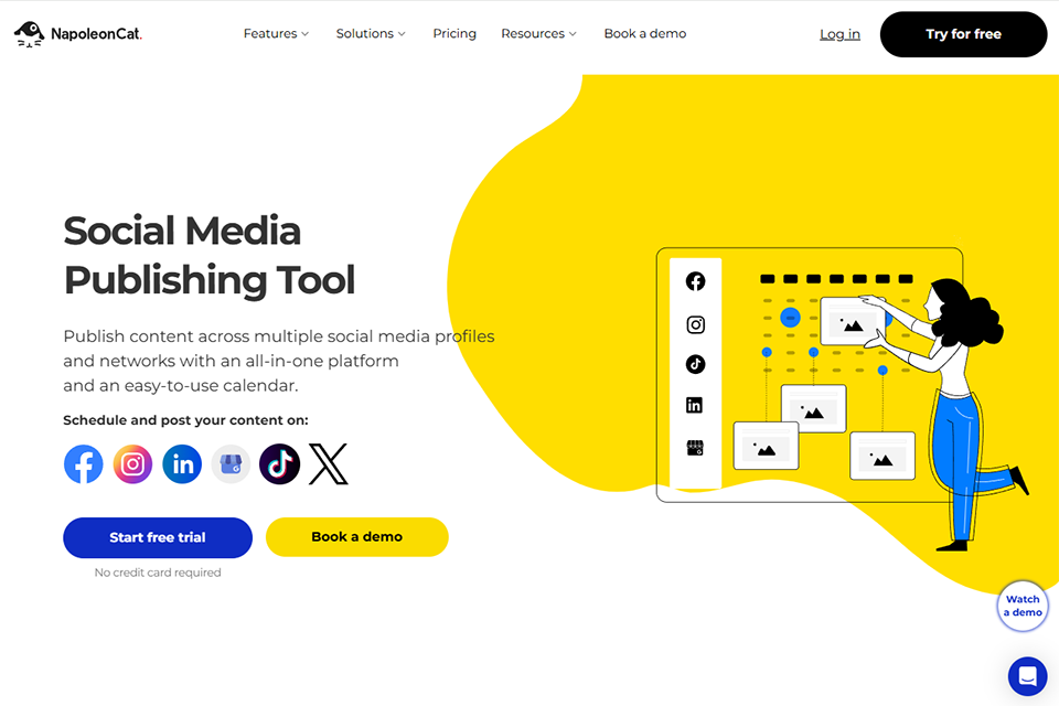 napoleoncat social media management tool