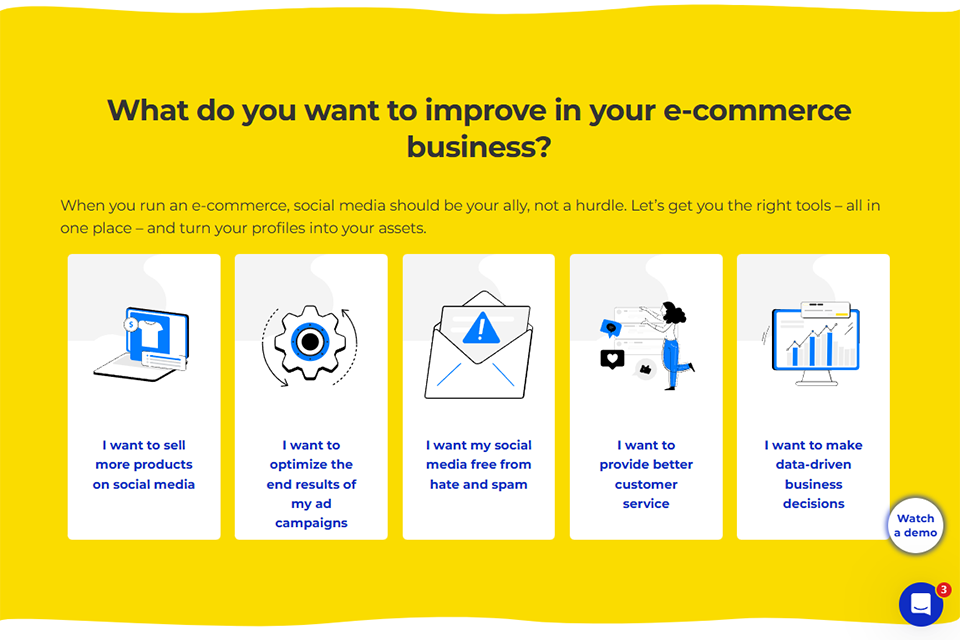 napoleoncat tool to help start an online gear store
