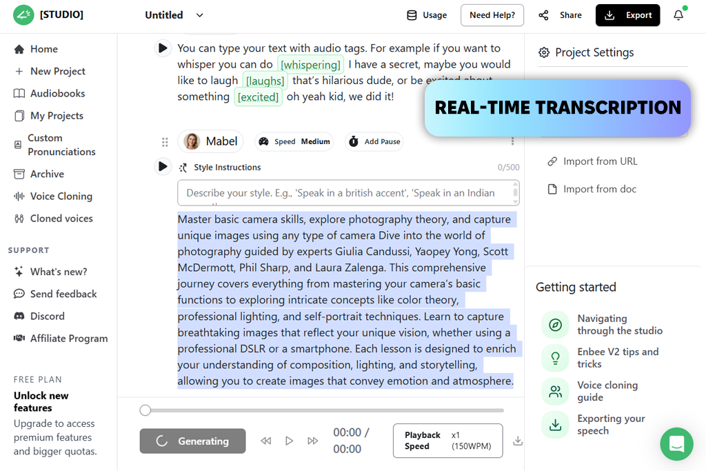 narration box play ht alternative