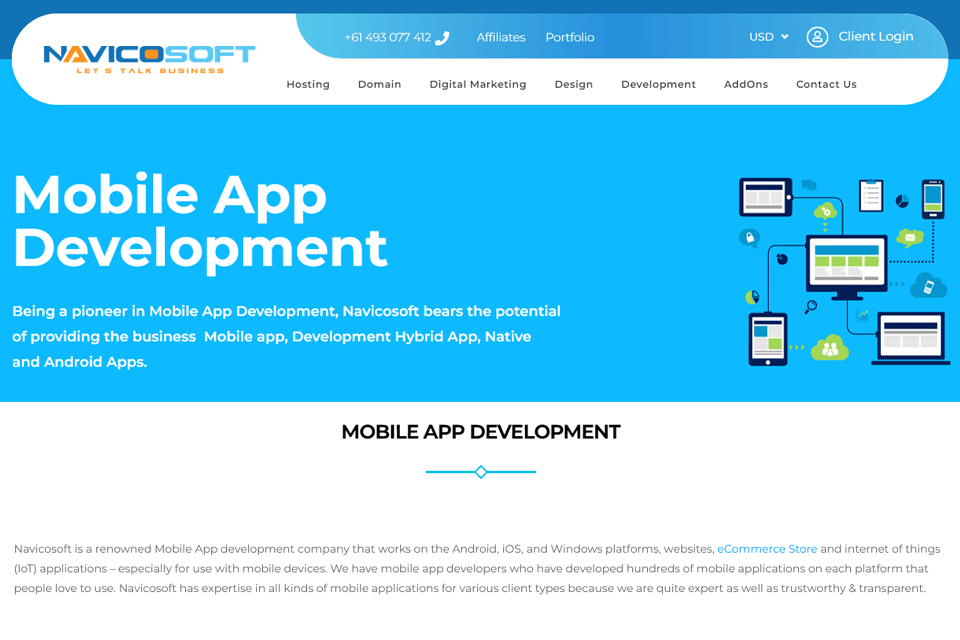 navicosoft agency mobile app development