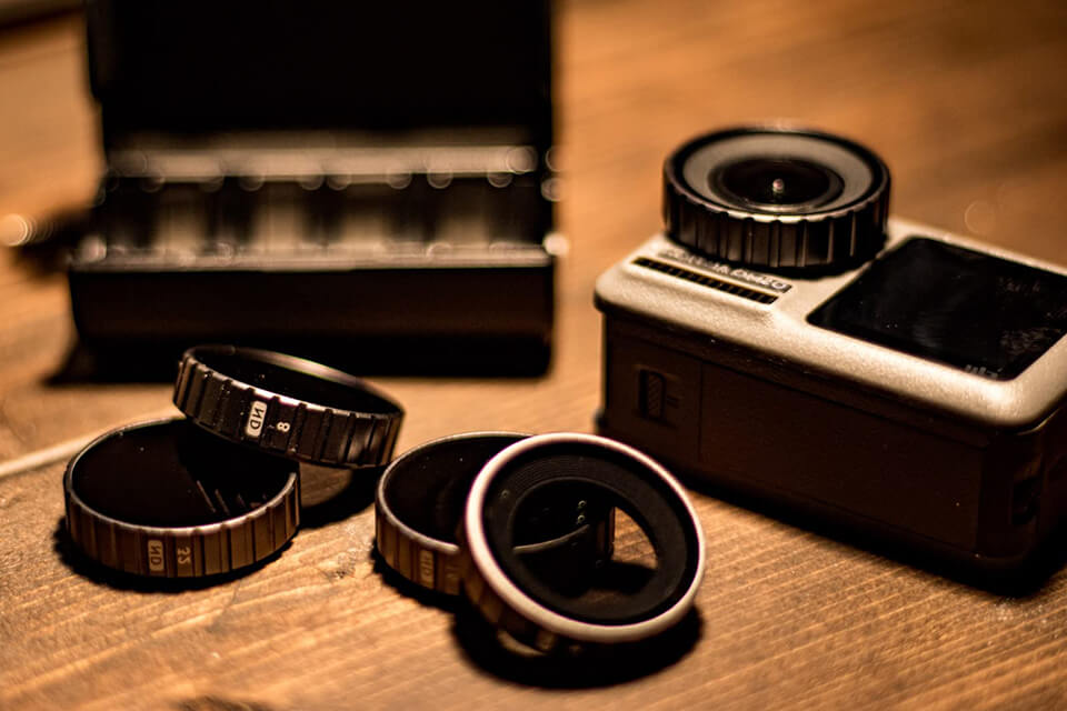nd filter set osmo action accessory