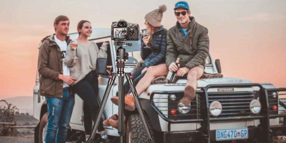 neewer carbon fiber 66 inches trípode de fibra de carbono estilo de vida