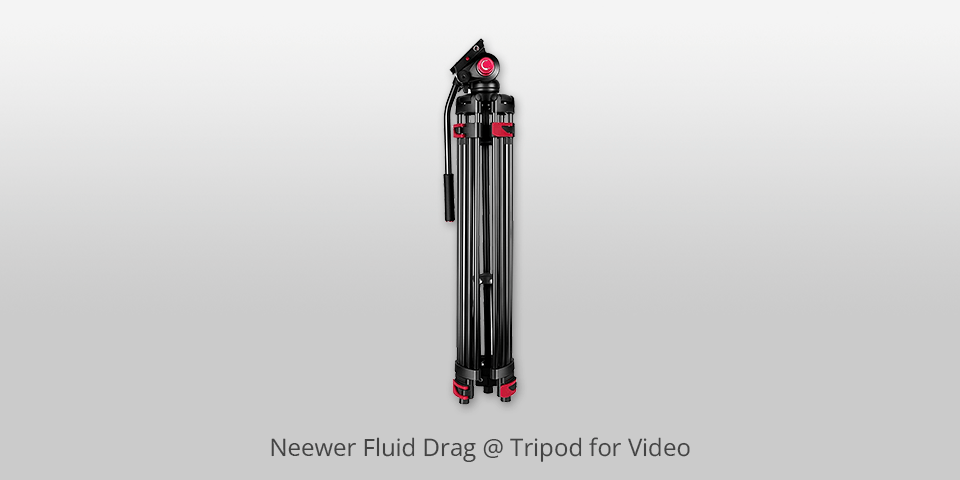 neewer fluid drag video tripod