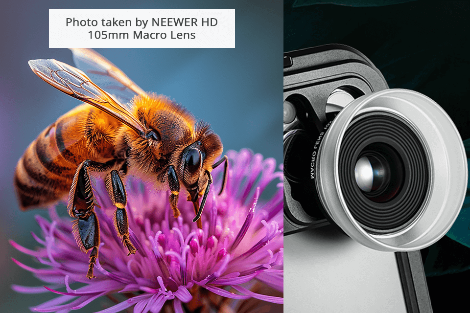 neewer hd 105mm mobile phone camera lens