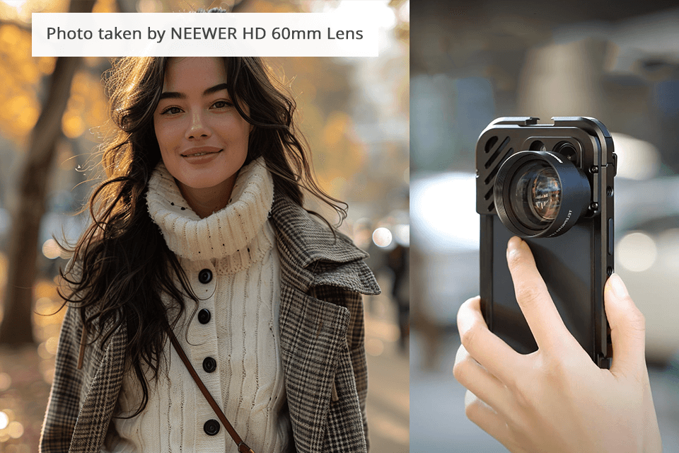 neewer hd 60mm mobile phone camera lens