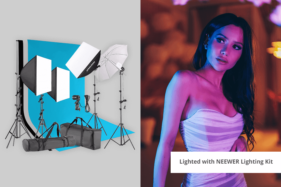 neewer photography lighting kit