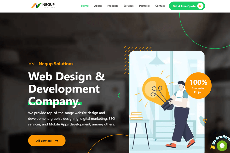 negup solutions website
