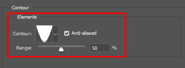 neon effect in photoshop contour anti aliased