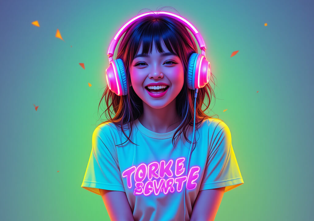 neon effect in photoshop digital art