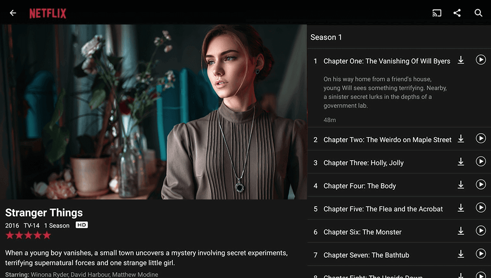 Netflix تطبيقات لواجهة windows 10