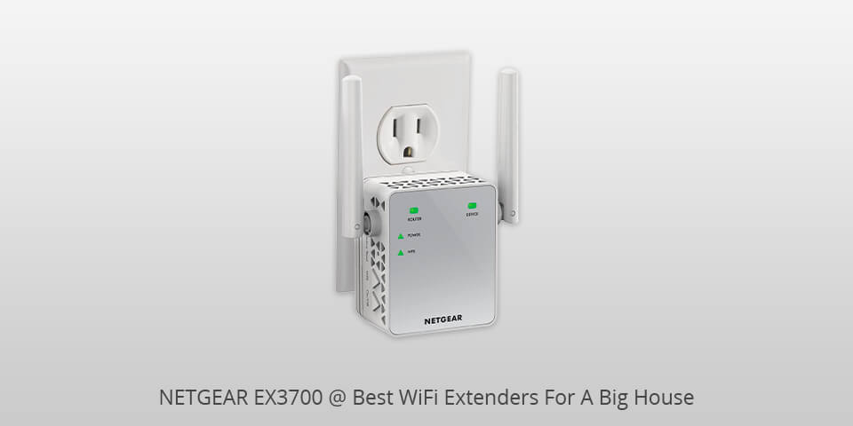 netgear ex3700 wifi extender for a big house