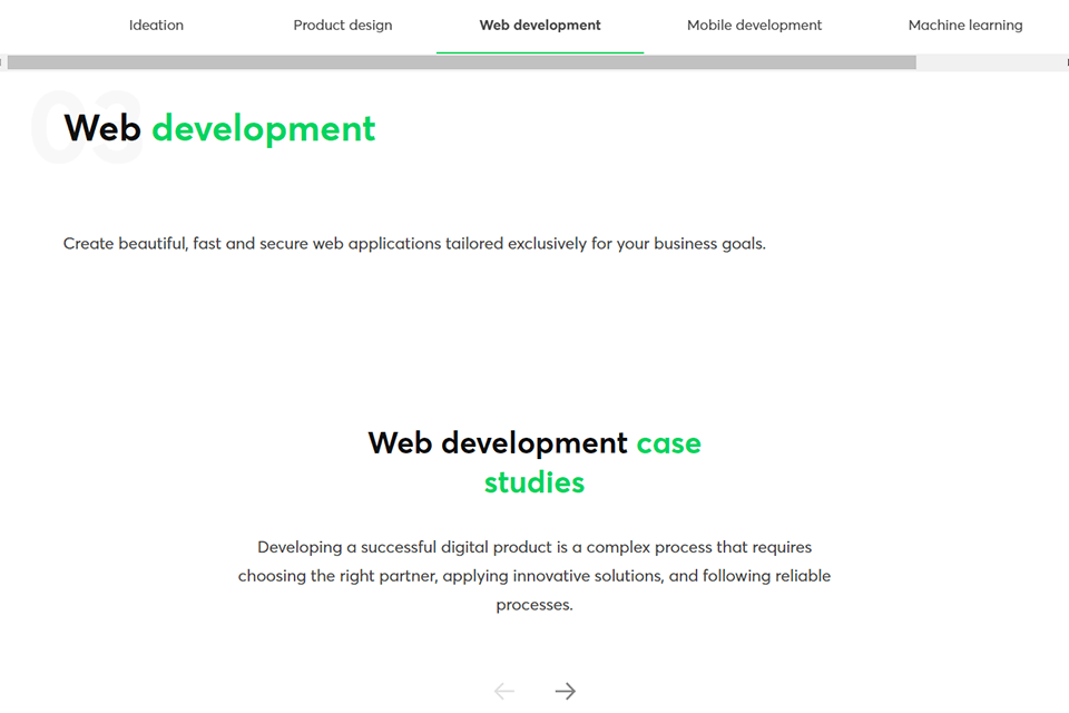 netguru software development company interface