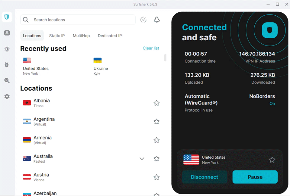 network security for business with vpn on pc