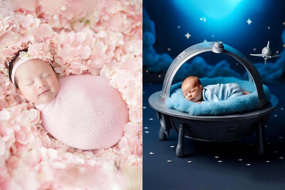 newborn backdrop pattern