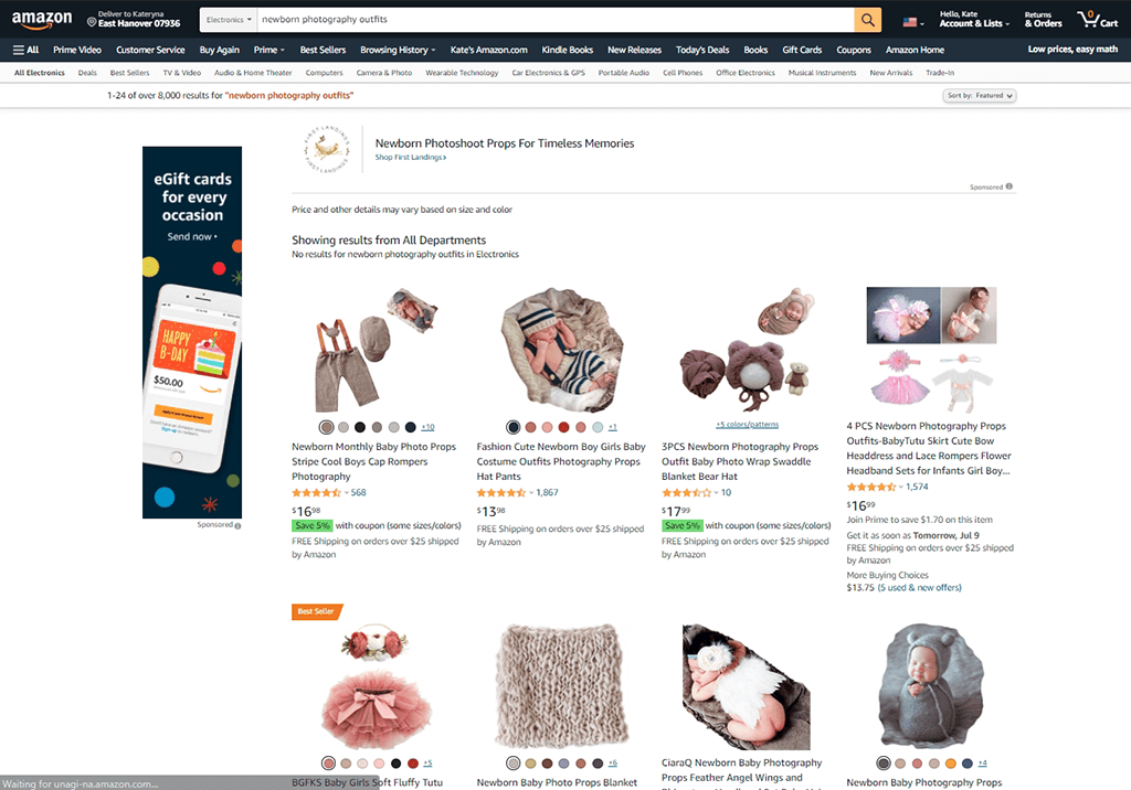 newborn photography outfits amazon