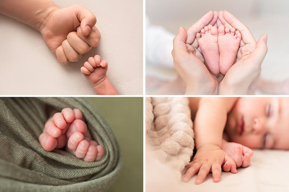 Newborn Baby Stretch Wraps | Newborn Baby Posing