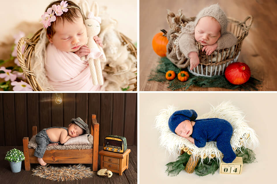 Young couple with baby boy posing in decorated for Christmas interior Stock  Photo - Alamy