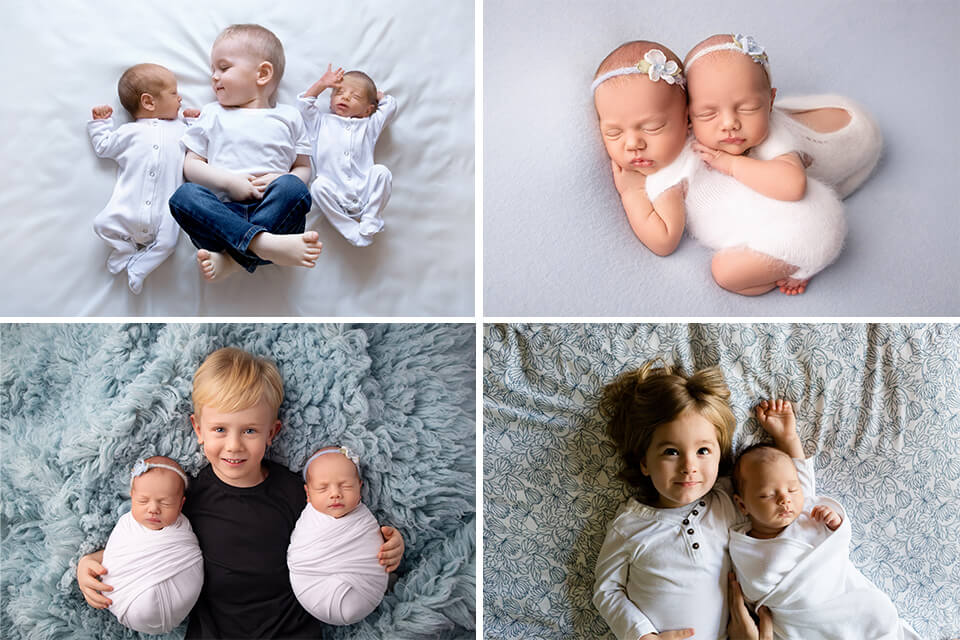 newborn photography poses siblings