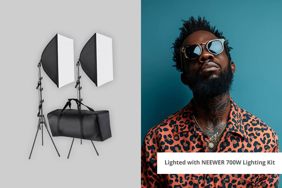 newer 700w equivalent softbox lighting kit