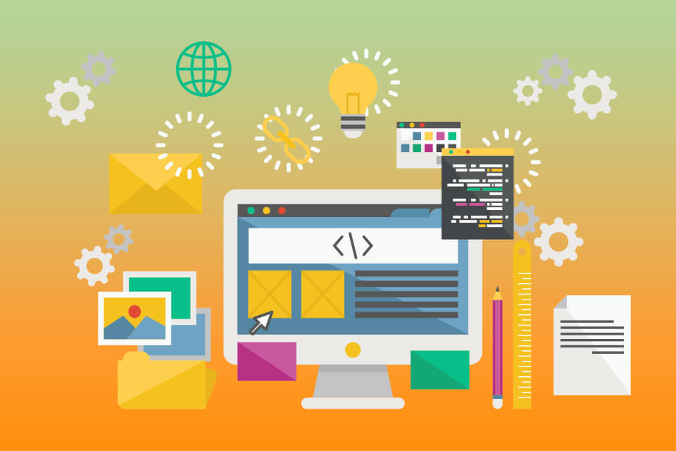 nexus it web design vector