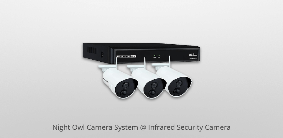 night owl camera system  infrared security camera