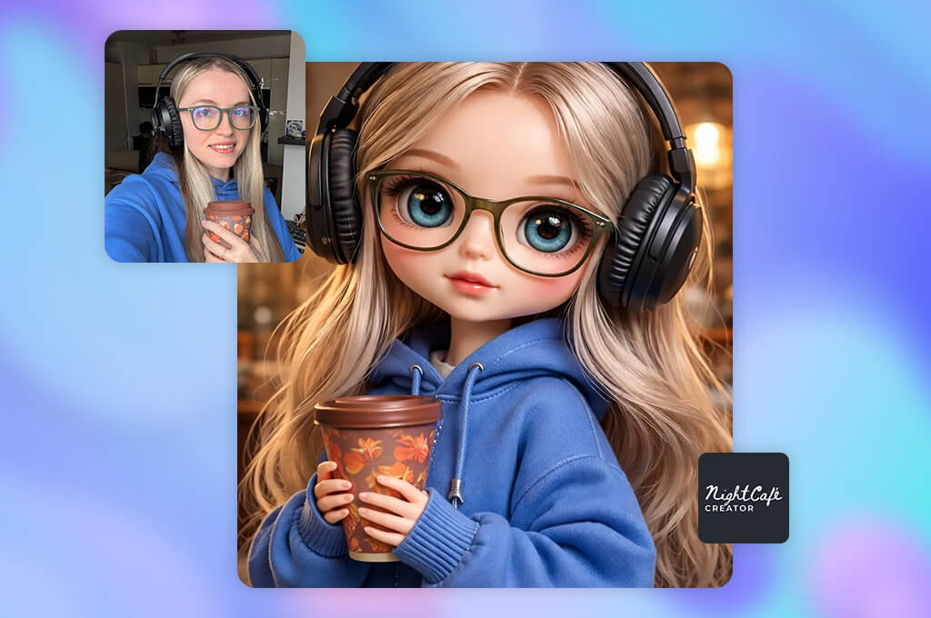 nightcafe blythe doll ai generator
