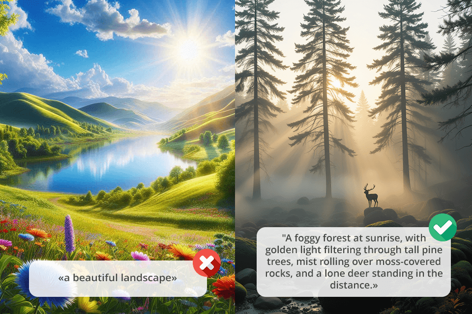 nightcafe vs adobe firefly prompting