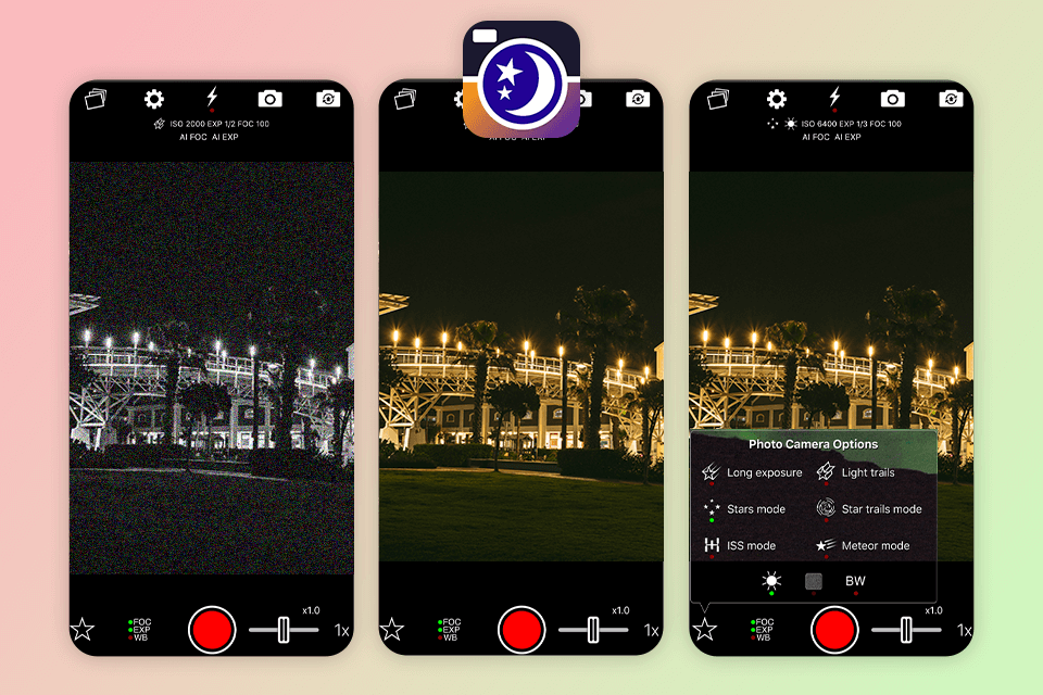 nightcap camera night vision app