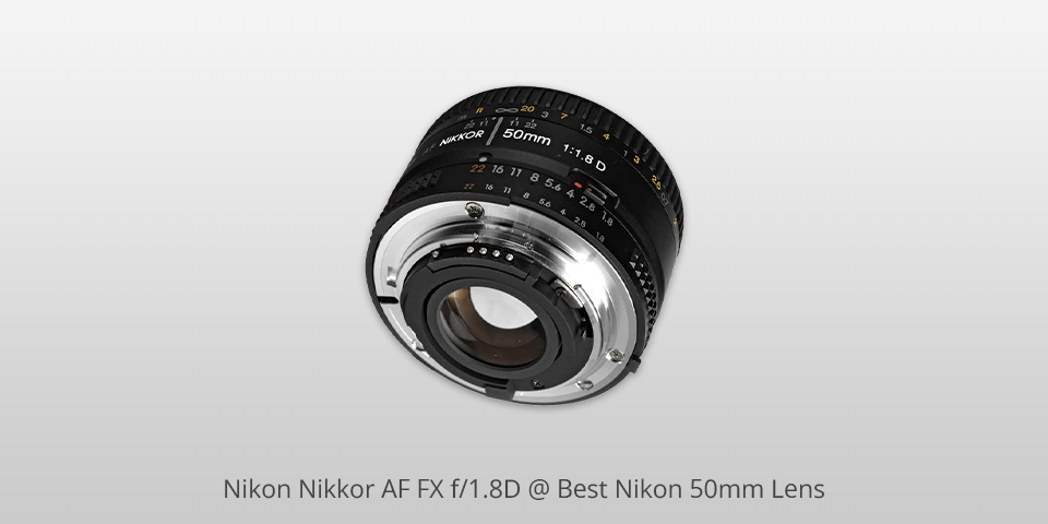 nikon nikkor af fx 50mm lens
