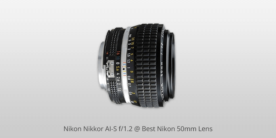nikon nikkor ai-s 50mm lens