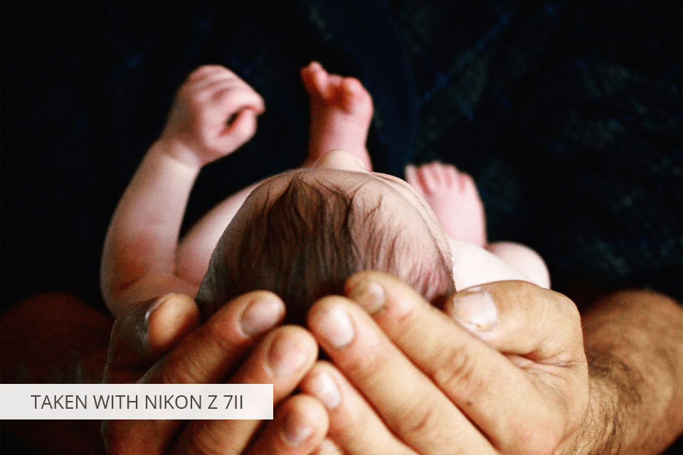 nikon z 7ii camera for newborn photography sample