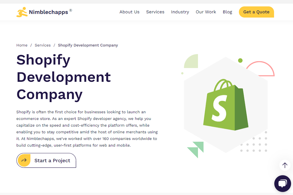 nimblechapps best shopify development company