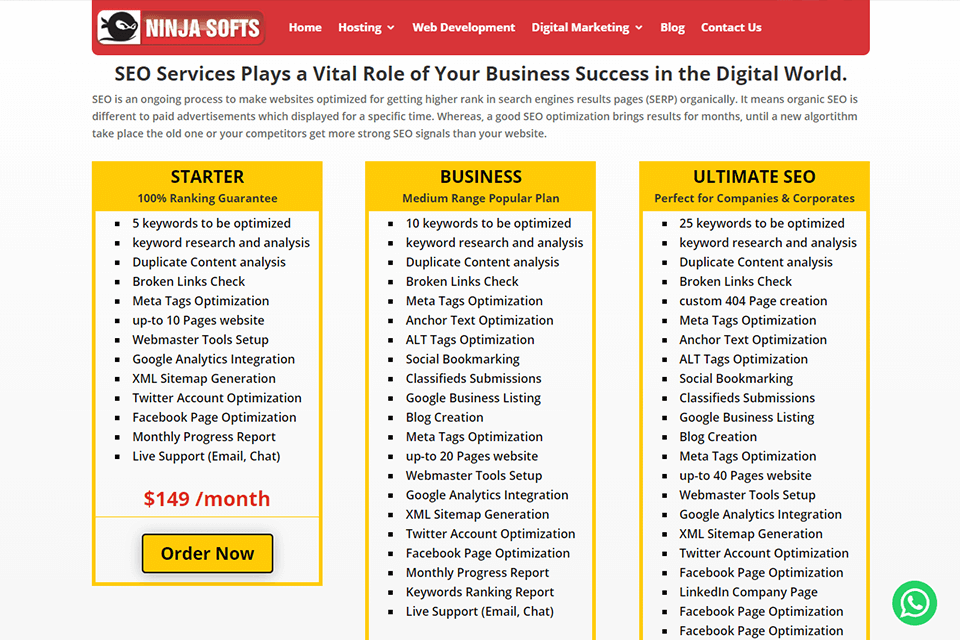 ninja softs search engine optimization