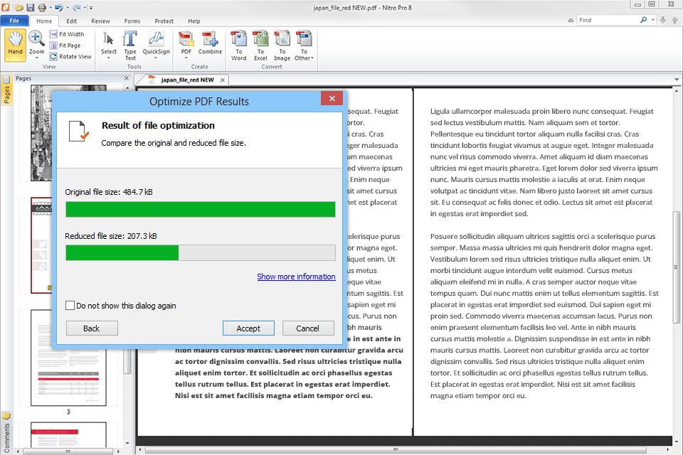 nitro pdf pro الواجهة البديلة لقوات kofax power