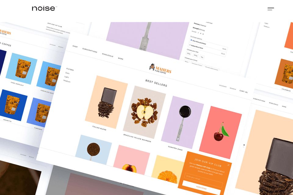 noise agency website development