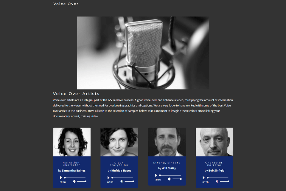 nostairway media video production voice over